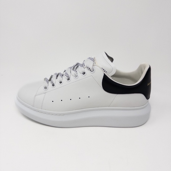 Alexander McQueen Shoes - Alexander McQueen Oversized Sneakers White Jet Black Women EU 41 US 11